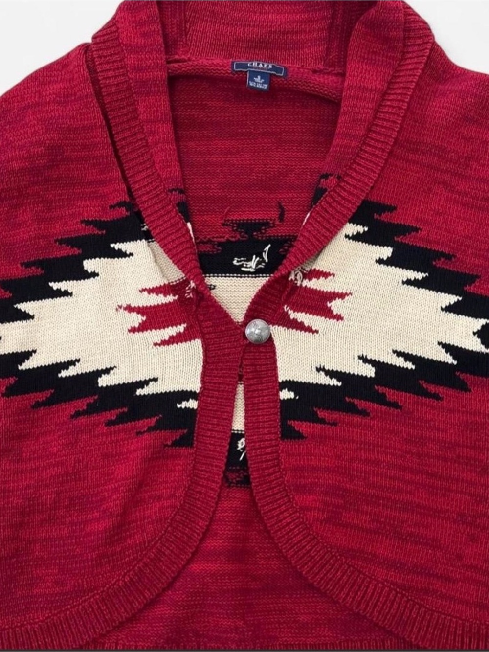 Vintage Chaps Southwestern Knit Sweater Vest ✨